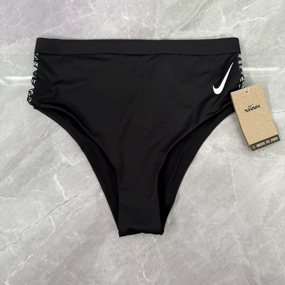 Women’s Nike Swim Sneakerkini High Waist Bikini Bottom Small - Picture 3 of 16